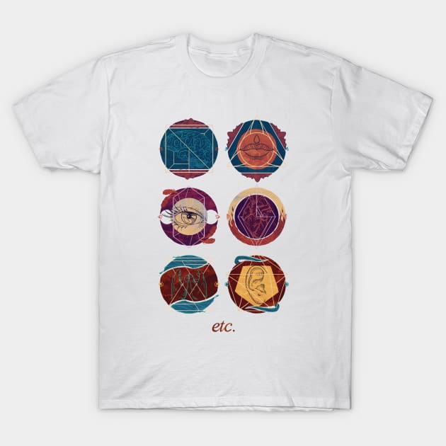 ETC - Expressive Therapies Continuum T-Shirt by 48Tuesdays